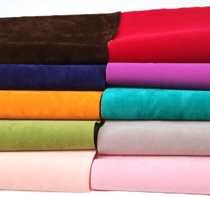 David accessories Double Sided Felt Velvet Soft Fabric 10 Pcs 7.7" x 12.9" - Image 4