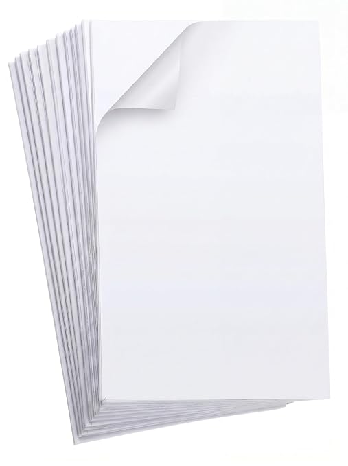 Outus 12 Sheets Self Adhesive Foam Sheets Craft 6 x 4 Inch White Double Sided by Outus