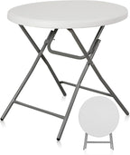 SUPER DEAL 32in Cocktail Table, Indoor Outdoor Portable High Top Table by Superdeal