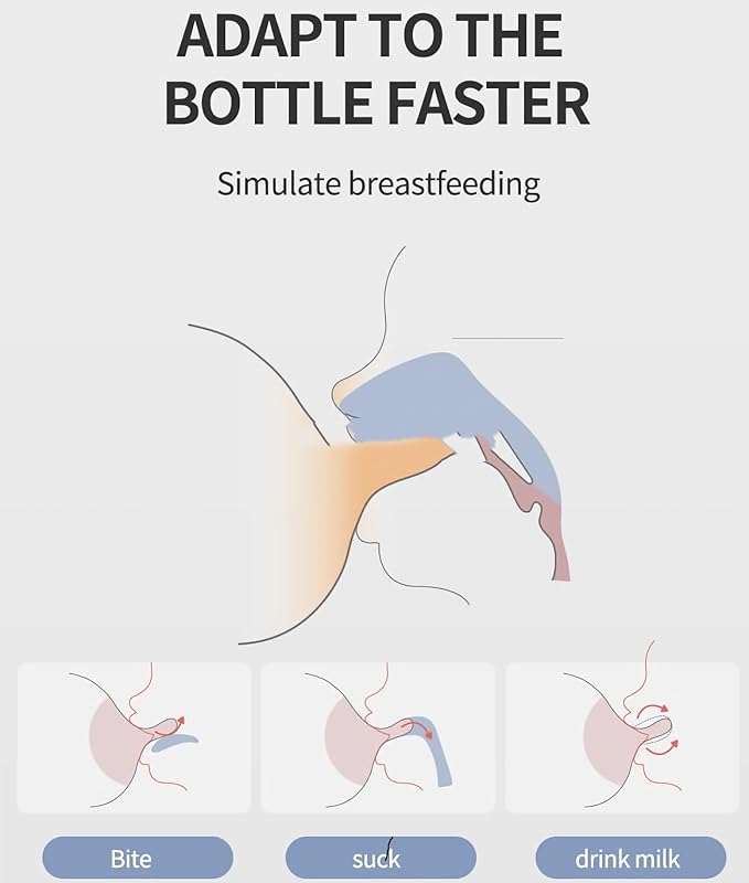 Glass Baby Bottles,Anti Colic Breastfeeding Bottle with Natural Response Nipple Size S,Wide Neck Slow Flow Baby Bottle for Baby,Newborn,Preemie 0-3 0-6 Month,BPA Free (Pink, 5 Ounce，3 Pack)
