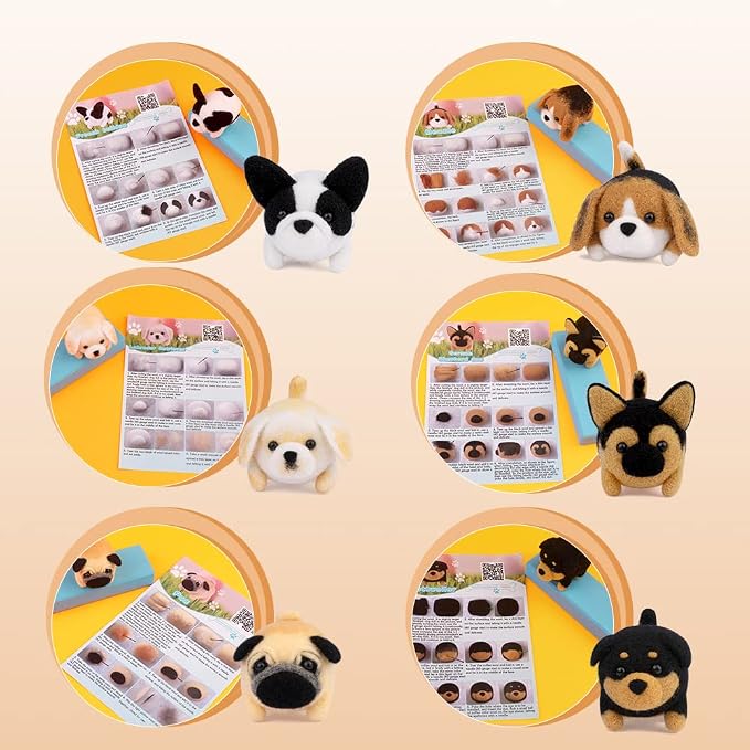 Needle Felt Starter Kit, 6 Pieces Dog Wool Needle Felting Kit, Needles Felting - Image 3