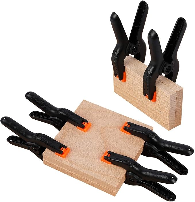 10 Packs of 3.4 inch Professional Plastic Small Spring Clamps Heavy Duty - Image 7