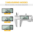 Digital Caliper, Sangabery 6 inch Stainless Steel Caliper Measuring Tool - Image 2