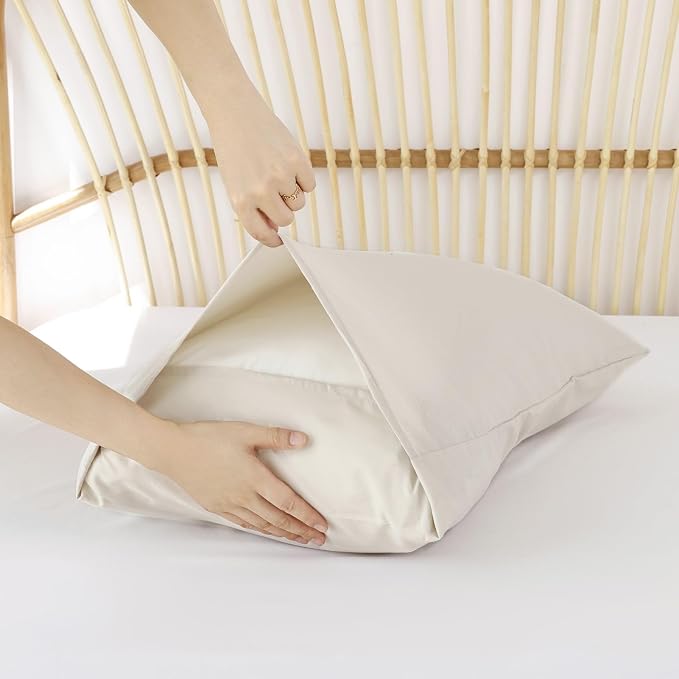 ROSGONIA Oversized Queen Comforter Beige - Image 7