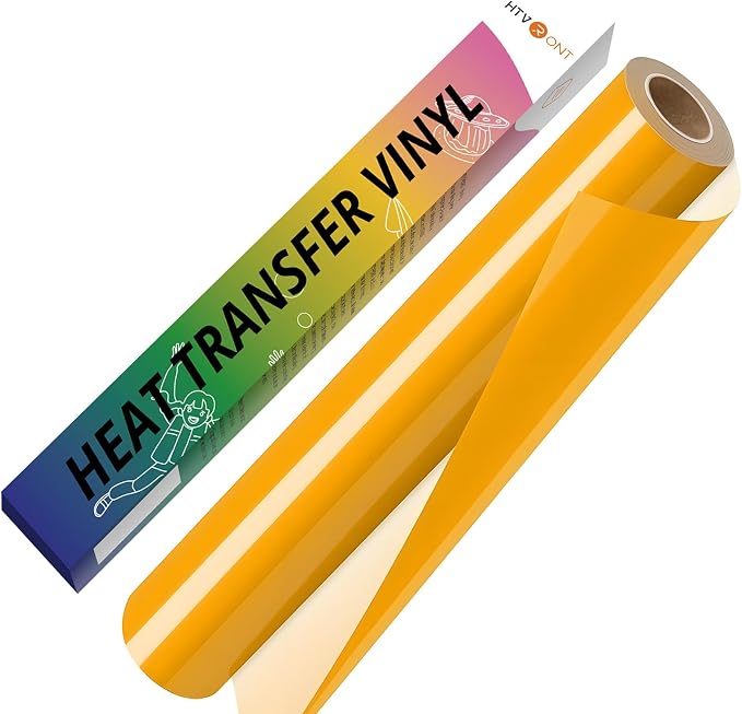 HTVRONT Dark Yellow HTV Vinyl Roll by HTVRONT