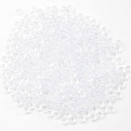 Gxueshan 1000 Pcs Acrylic Translucent White Clear Pony Beads 6x9mm Bulk - Image 2