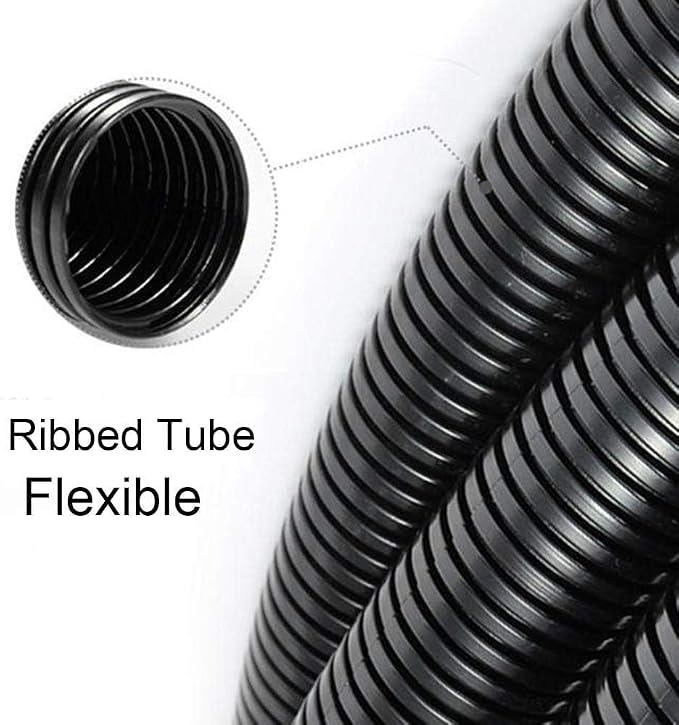 ZhiYo 50FT 3/4” Wire Loom Split Tubing Auto Wire Conduit Flexible Cover | High - Image 4
