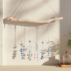 7 Hook Natural Driftwood Decorative Branches Farmhouse Home Wall Hanging Decor - Image 5