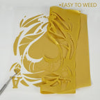 Iron-On Golden Vinyl Rolls - Image 4