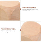 Milisten 20pcs Blank Wooden Dice, Wooden Cubes - Image 9