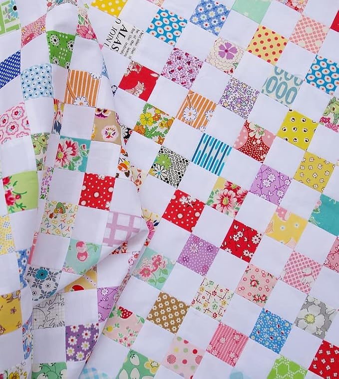 4" x 4" 200pcs Cotton Fabric Squares by newamishquilt