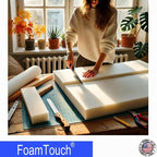 FoamTouch High Density Upholstery Foam, 1.79LB Density-45LB ILD, Made in USA – - Image 4