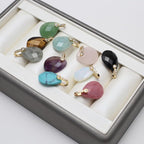 LE SKY Natural Stone Pendants Healing Crystal Gemstones - Image 2