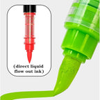 Acrylic Paint Markers Pens, 48 Vivid Colors Acrylic Markers Set, Direct Liquid - Image 4