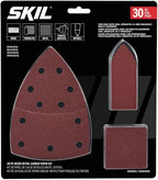SKIL 30-Piece Mixed 60/80/120/240 Grits Detailed Sand Paper Kit by Unknown