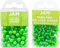 JAM PAPER Colorful Push Pins by JAMPaper