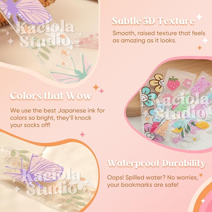 Kaciola 36 Sheets Faith Theme UV DTF Bookmark Wraps, Acrylic Bookmark Blanks UV - Image 4