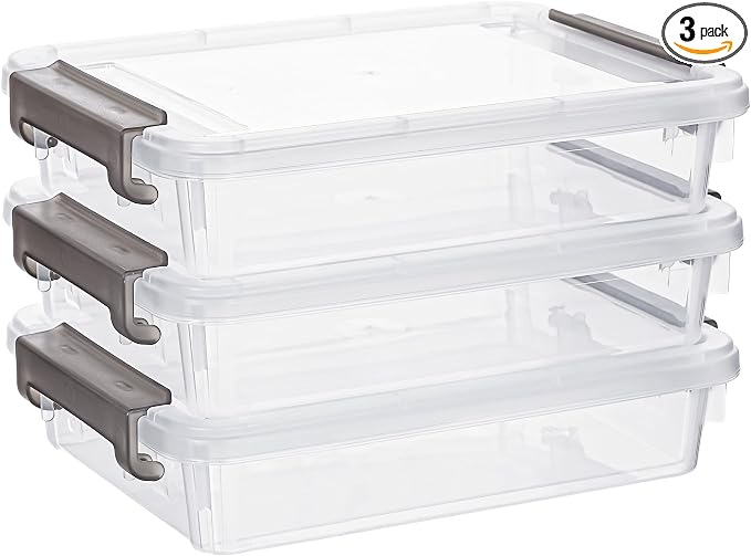 Citylife 3 PCS Plastic Storage Bins by Anywish