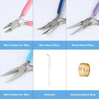 4 Pack Jewelry Making Pliers Tools Set, Jewelry Making Needle Nose Chain Nose - Image 3