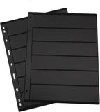 MUDOR Stamp Pages for Stamp Collection Album Binder Book, 10 Sheet 6 Rows | - Image 2