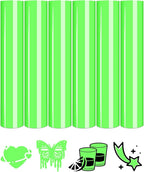 Tintnut Light Green Neon Heat Transfer Vinyl, easy cut & weed, stretch washable by Tintnut