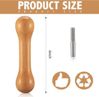 Thyle 1 Pcs Sinew for Tie Dye Wooden Pulling Tool, Handheld Wringer Device DIY - Image 2