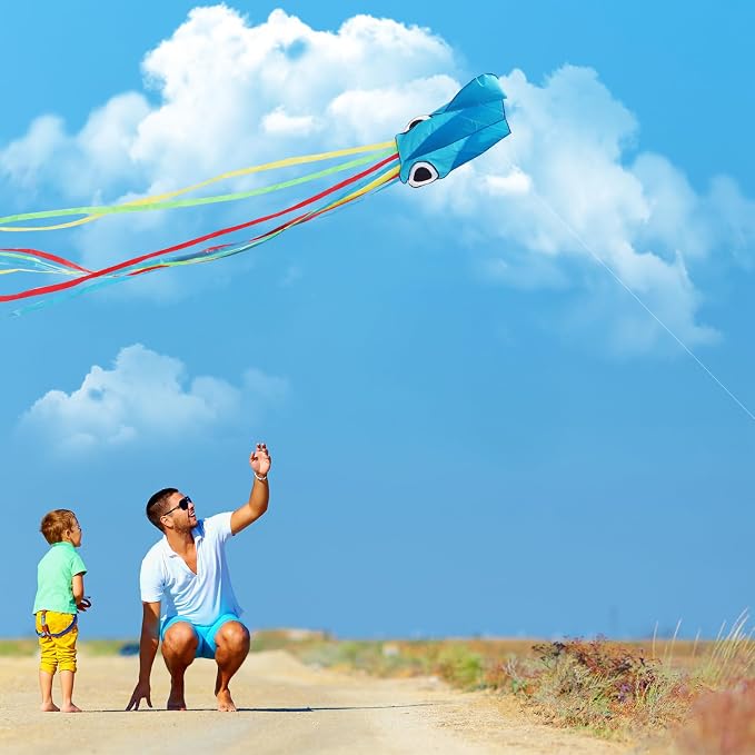 Xida Octopus Kite for Kids Ages 4-8, Professional Kites for Beginners and Adults - Image 4
