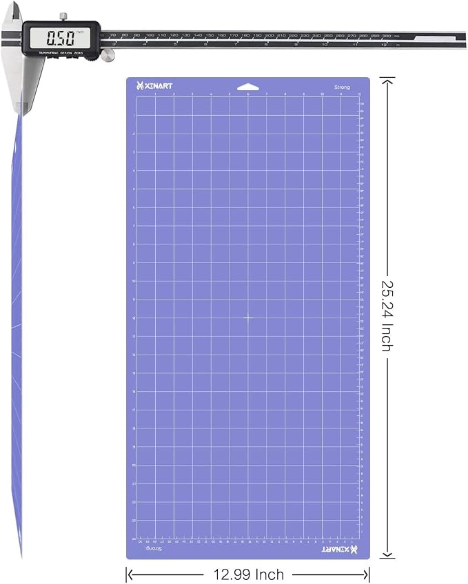 Xinart Cutting Mat for Cricut Maker 3/Maker/Explore 3/Air 2, 12x24 Inch - Image 5