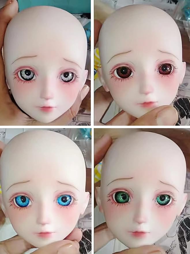 8 Pairs of 4 Colors 22mm Half Round Realistic Acrylic Eyes - Image 7