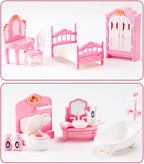 35 Pcs Dollhouse Furniture Accessories Set Mini House Furniture Small Dollhouse - Image 2