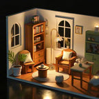 2 pcs Dollhouse Miniature Floor Lamps, 1:12 Scale LED Battery Operated - Image 6