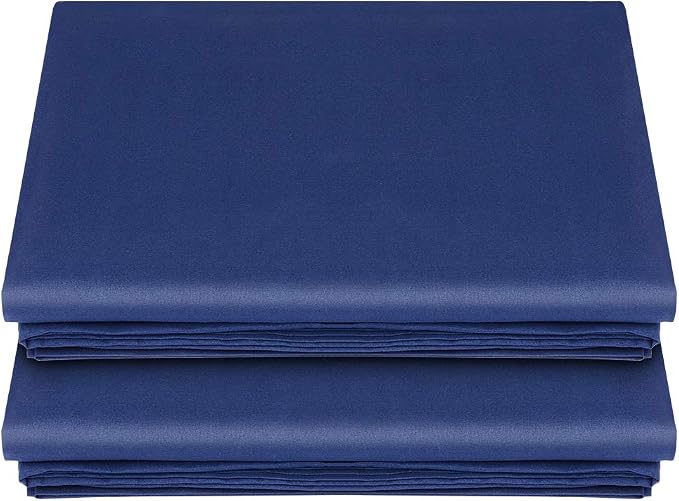 Lirex 2-Pack Twin Size Flat Sheet Set, Ultra-Soft Brushed 1800 Microfiber by Lirex
