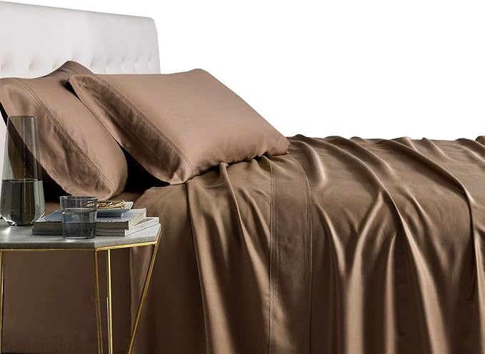 Royal Hotel Bedding 100% Natural Viscose Made from Bamboo Pillowcases, Soft by RoyalHotelBedding