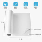 White Permanent Vinyl for Cricut Cutting Machine, Waterproof, Durable White - Image 4