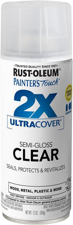 Rust-Oleum Painter's Touch 2X Ultra Cover Spray Paint, Semi-Gloss Clear | - Image 2