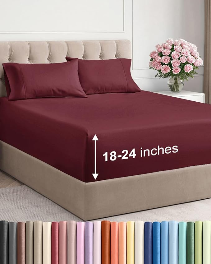 Extra Deep Queen Sheet Set by CGKUnlimited