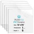 12"x16", Flexible PET Plexiglass Sheets | Transparent, shatter-resistant by PlexiPro
