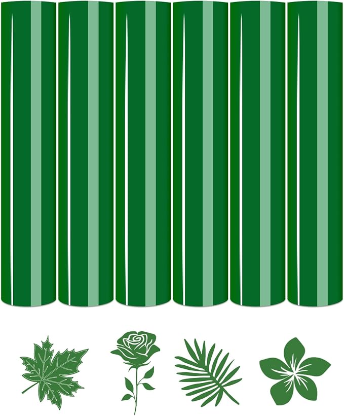 Tintnut Verdant Green Heat Transfer Vinyl, easy cut & weed, stretch washable by Tintnut