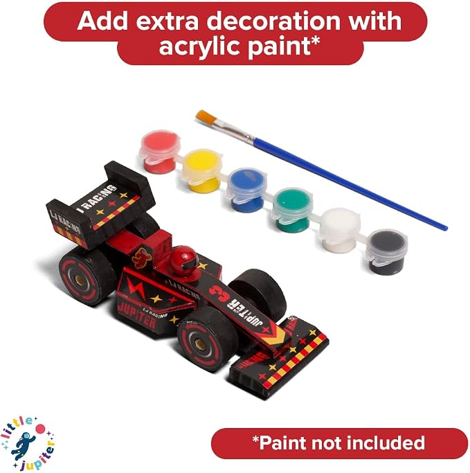 Little Jupiter DIY Wooden Kits w/Stickers - Image 6