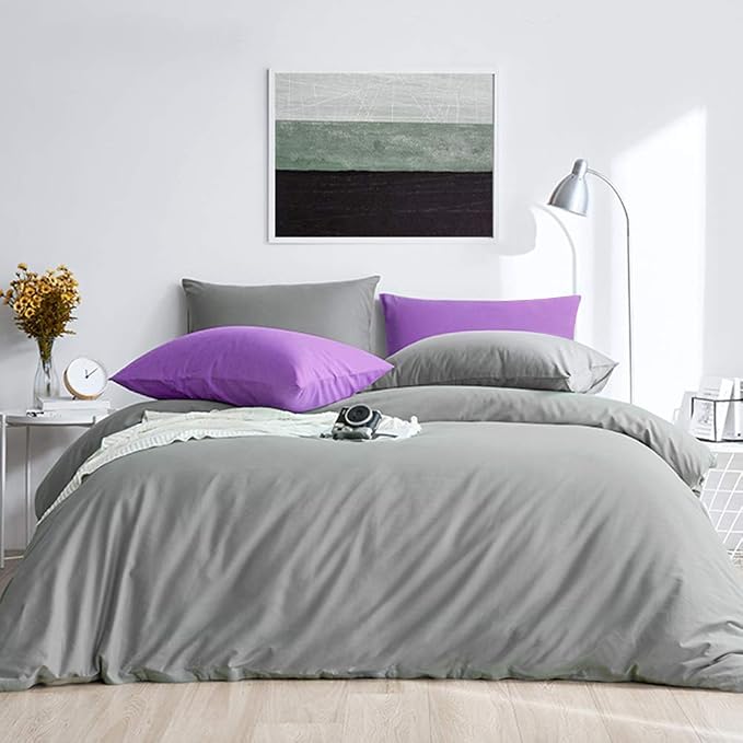 FLXXIE King Pillow Cases Set of 2, Soft Microfiber Pillow Covers - Image 5