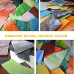 Lanyani Glass Mosaics Pieces Stained Glass, 1kg/35 Ounce - Image 3