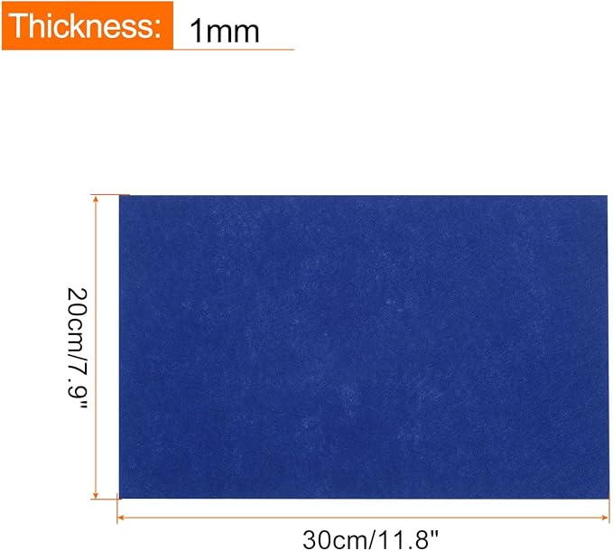 MECCANIXITY Adhesive Felt Sheets, Felt Fabric Crafts Back Adhesive Felt Sheets - Image 2