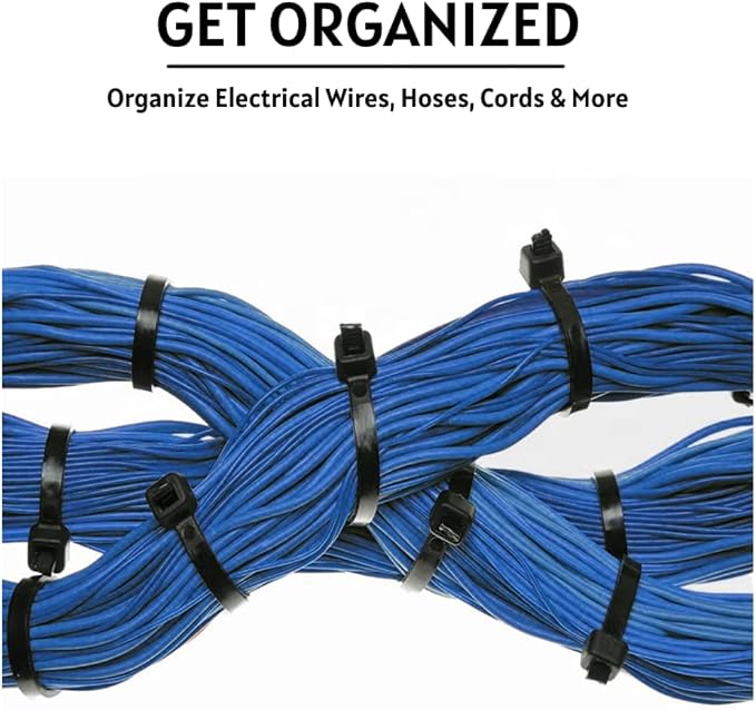 Kable Kontrol Cable Zip Ties Black 5000 Pcs 14 Inch, 75 Lbs Tensile Strength - Image 5