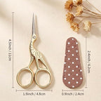 BIHRTC 4.5Inch Embroidery Scissors Sharp Tip Stainless Steel Little Scissors - Image 3