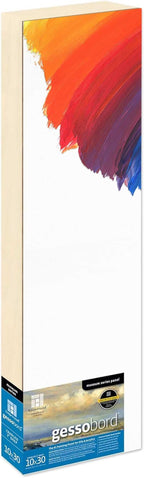 Ampersand Art Supply Museum Series Gessobord | 10x30 | 2" Cradled Profile | by AmpersandArtSupply