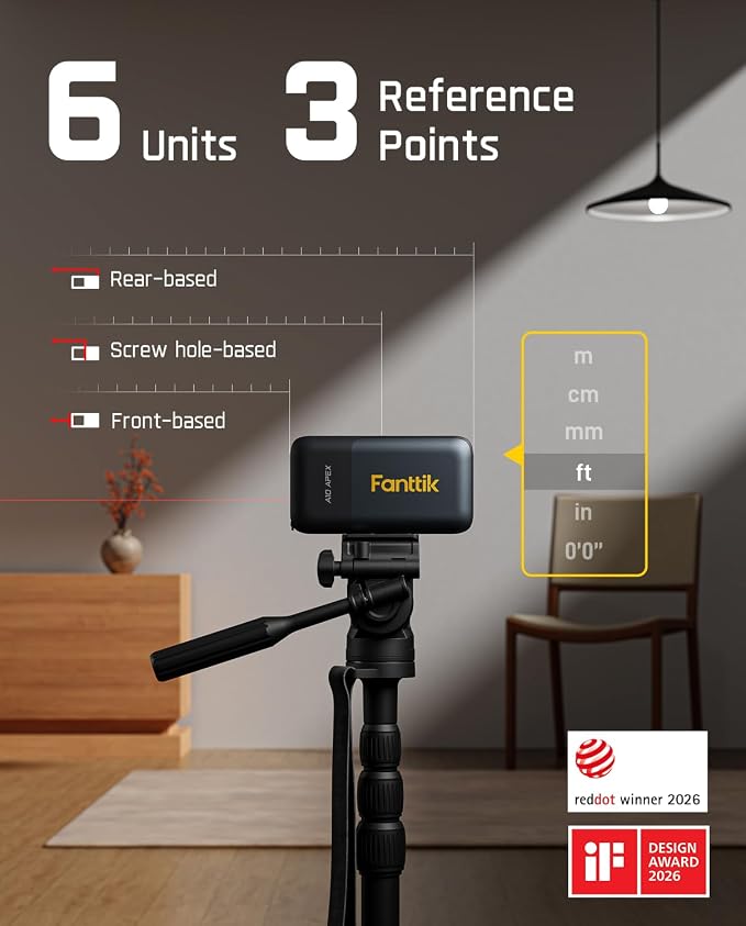 Fanttik A10 Apex 3-in-1 Digital Laser Tape Measure - Image 5