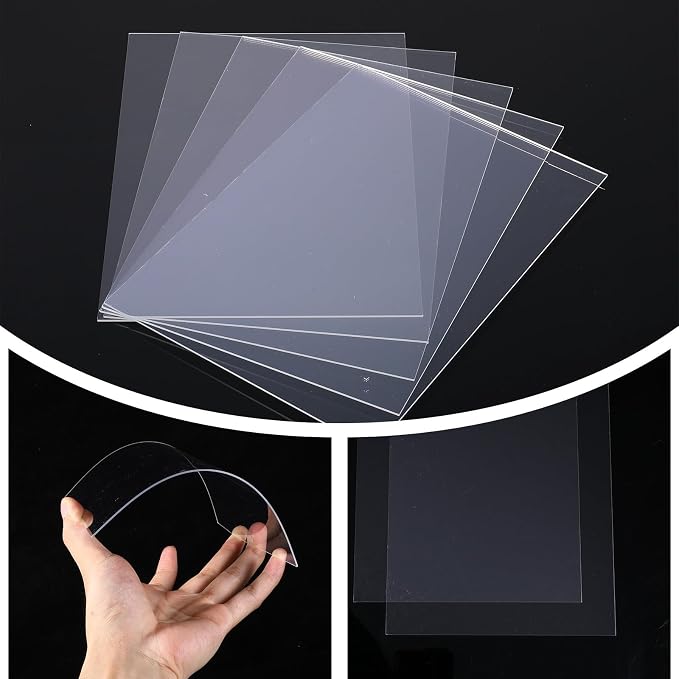 60 Pcs 7 x 5 Inch Clear Acrylic Sheets 1 mm Thick - Image 4