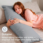 Body Pillowcases Set of 4-20x54 Long Body Pillow Case - Image 4