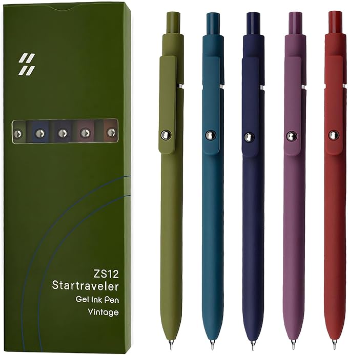 UIXJODO Gel Pens, High-End Series Metal Clip Retractable Pens by UIXJODO