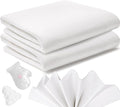 YOUEON 2 Pcs Large White Felt Fabric by YOUEON